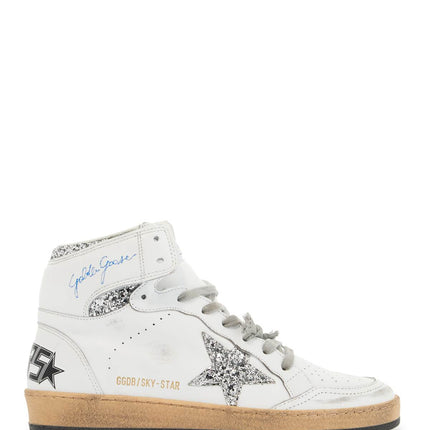 Golden Goose super-star glitter sneakers with spark