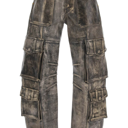 Golden Goose irin cargo pants in vintage-effect nappa leather