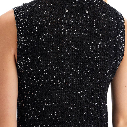 Golden Goose knitted vest with sequins embell