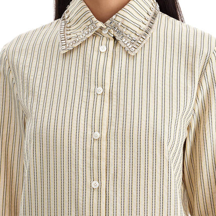 Golden Goose long-sleeved shirt with crystals