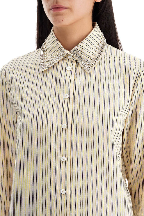 Golden Goose long-sleeved shirt with crystals