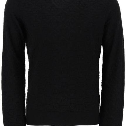 Dolce & Gabbana dg jacquard silk sweater