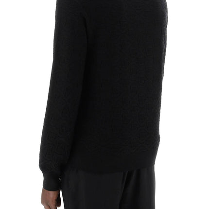 Dolce & Gabbana dg jacquard silk sweater