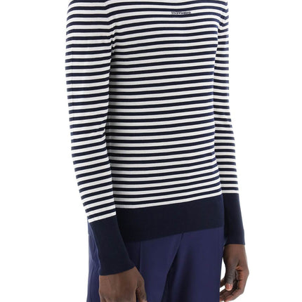 Dolce & Gabbana lightweight striped wool pullover sweater