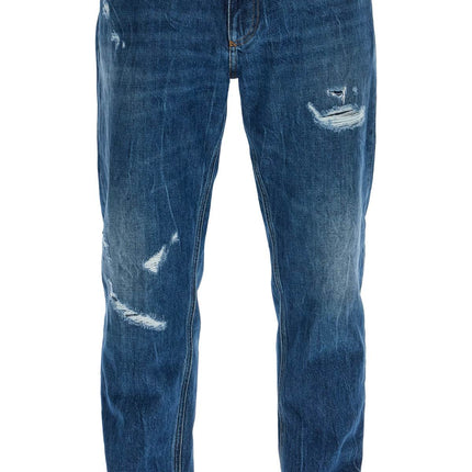 Dolce & Gabbana distressed denim loose fit jeans for