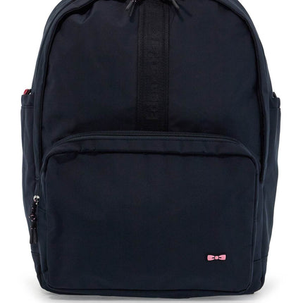 EDEN PARK technical canvas backpack with branded tape trim