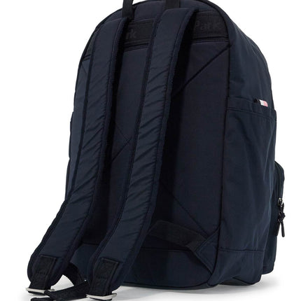 EDEN PARK technical canvas backpack with branded tape trim