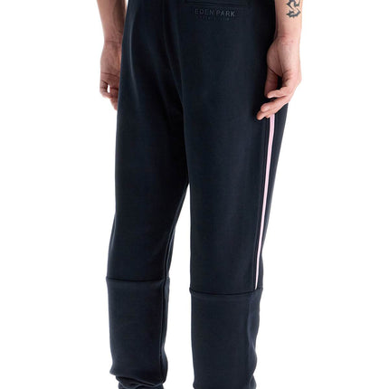 EDEN PARK contrast band joggers with eight