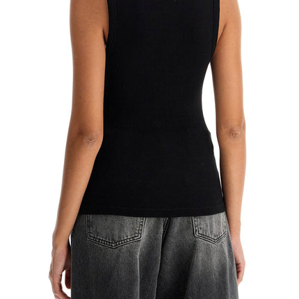 Haikure ribbed sleeveless top with