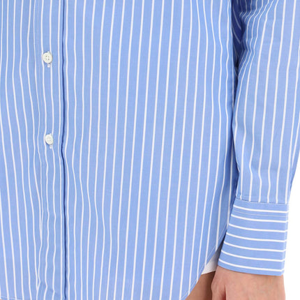 Homme Girls striped poplin shirt