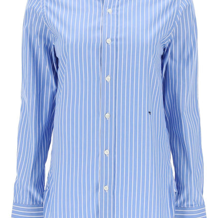 Homme Girls striped poplin shirt