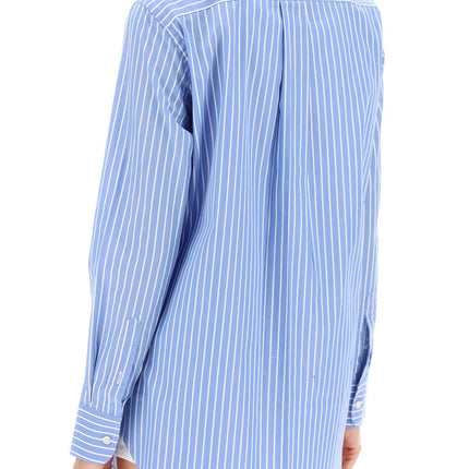 Homme Girls striped poplin shirt