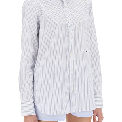 Homme Girls striped poplin shirt