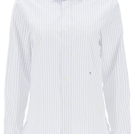 Homme Girls striped poplin shirt