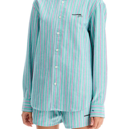 Homme Girls striped oxford shirt for men