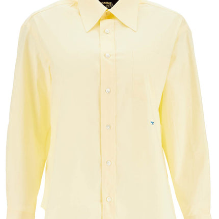 Homme Girls pale yellow cotton 70's style women's shirt