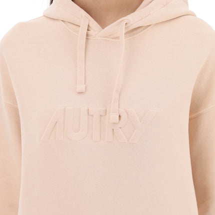 Autry embossed logo hoodie