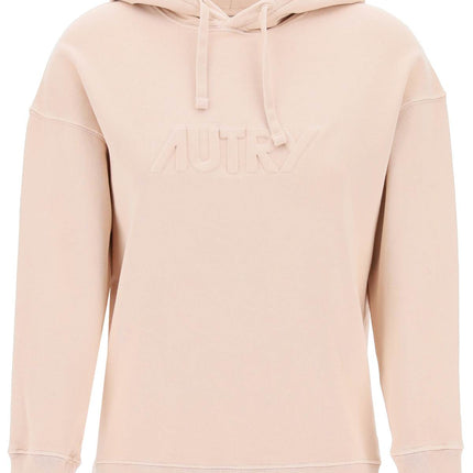 Autry embossed logo hoodie