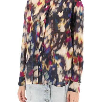 Isabel Marant Etoile gamble shirt with shaded motif