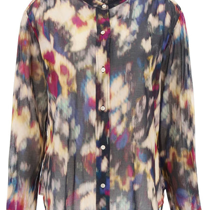 Isabel Marant Etoile gamble shirt with shaded motif