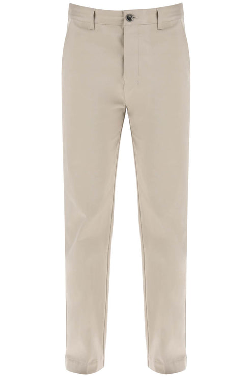 Ami Alexandre Matiussi cotton satin chino pants in