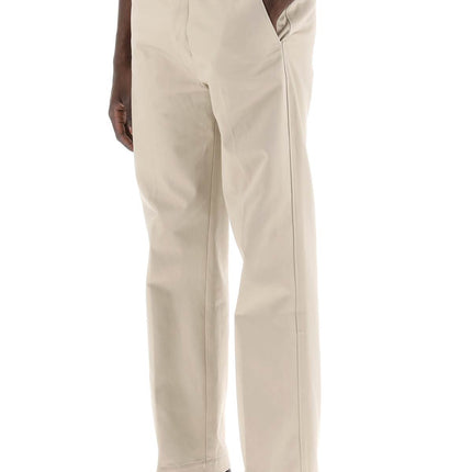 Ami Alexandre Matiussi cotton satin chino pants in