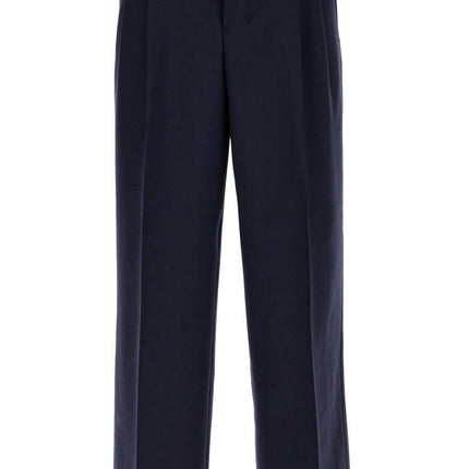 Ami Alexandre Matiussi large fit wool gabardine trousers