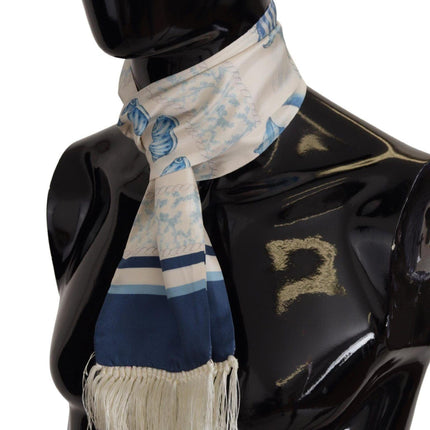 Elegant Multicolor Silk Men's Scarf - vivadelux