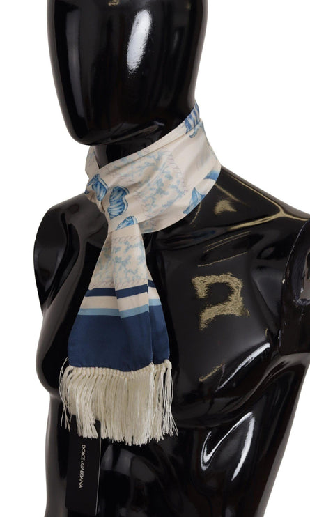 Elegant Multicolor Silk Men's Scarf - vivadelux