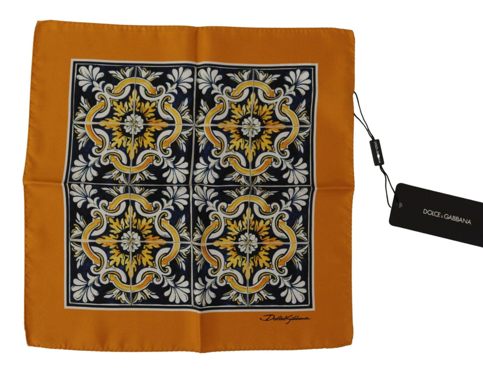 Elegant Silk Square Men's Scarf - vivadelux