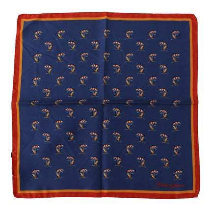 Elegant Silk Men's Square Scarf - vivadelux