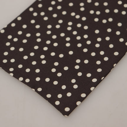 Elegant Silk Polka Dot Men's Scarf