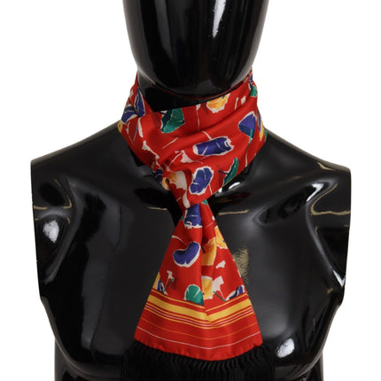 Elegant Multicolor Silk Men's Scarf - vivadelux