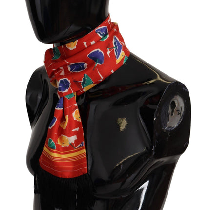 Elegant Multicolor Silk Men's Scarf - vivadelux