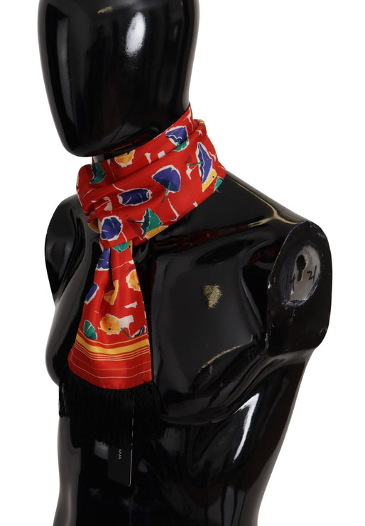 Elegant Multicolor Silk Men's Scarf - vivadelux