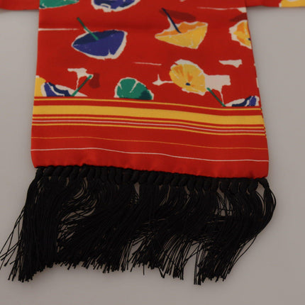 Elegant Multicolor Silk Men's Scarf - vivadelux