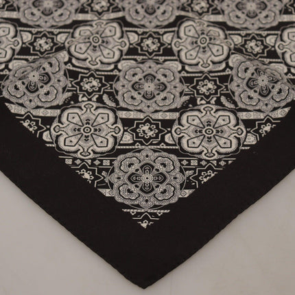 Elegant Silk Men's Square Scarf - vivadelux