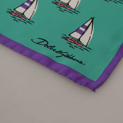 Elegant Multicolor Silk Men's Pocket Square