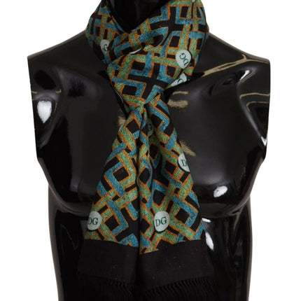 Elegant Multicolor Silk Men's Scarf - vivadelux