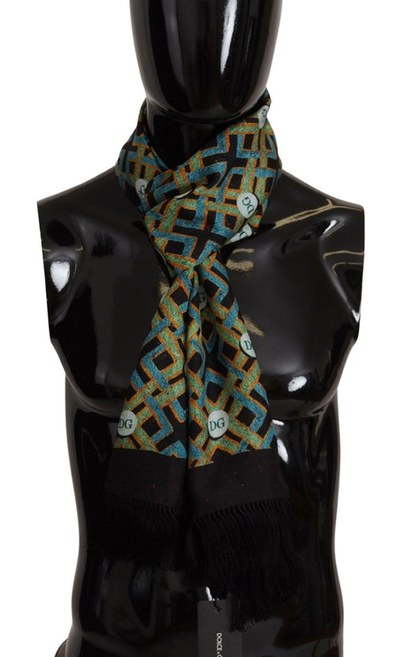 Elegant Multicolor Silk Men's Scarf - vivadelux