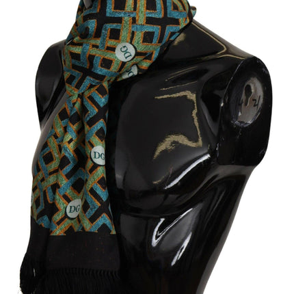 Elegant Multicolor Silk Men's Scarf - vivadelux