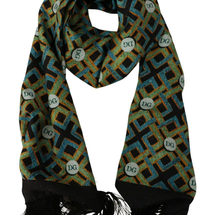 Elegant Multicolor Silk Men's Scarf - vivadelux