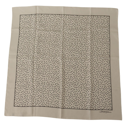 Elegant Silk Polka Dot Men's Scarf - vivadelux