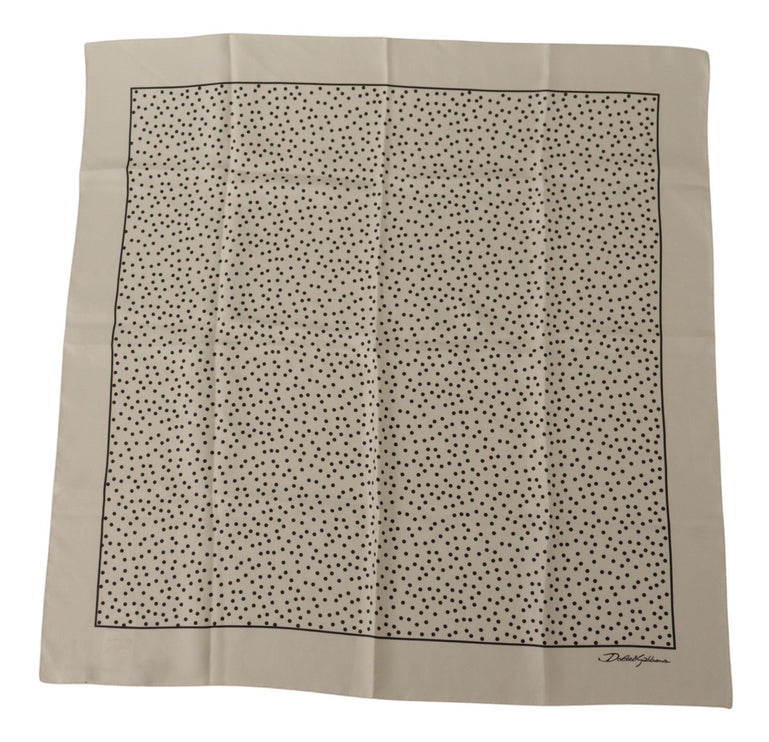 Elegant Silk Polka Dot Men's Scarf - vivadelux