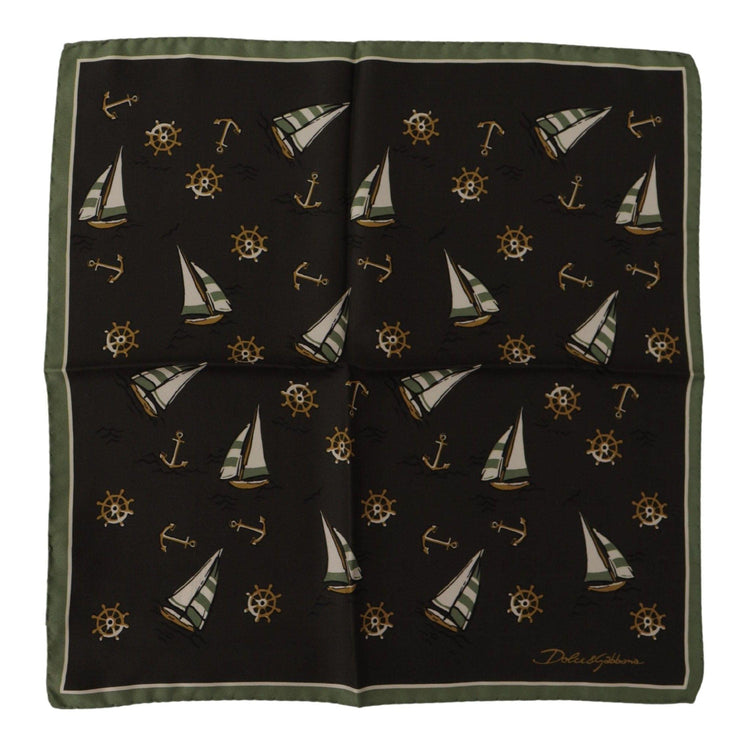 Elegant Multicolor Silk Men's Square Scarf - vivadelux