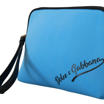 Elegante Bolsa de Poliamida Azul