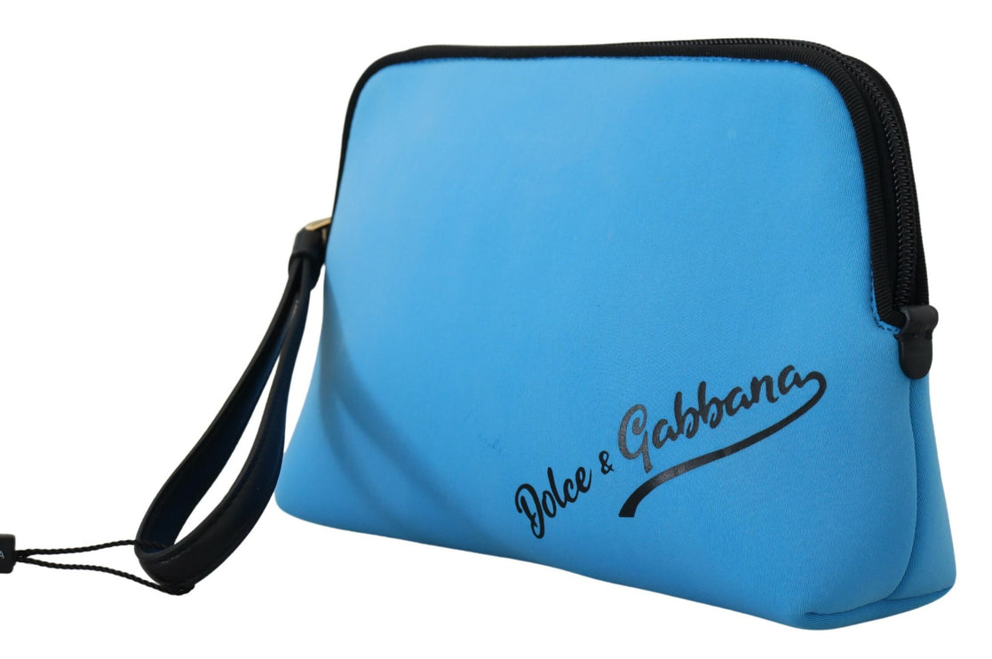 Elegante Bolsa de Poliamida Azul