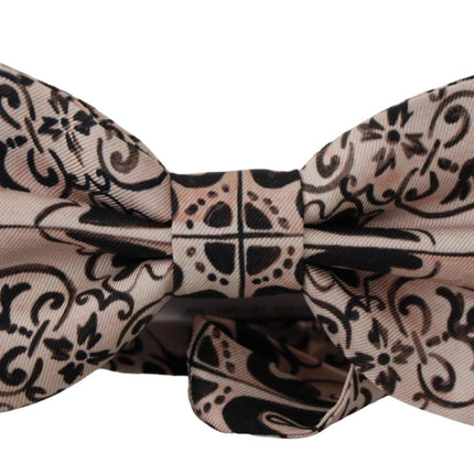 Elegant Multicolor Silk Bow Tie - vivadelux