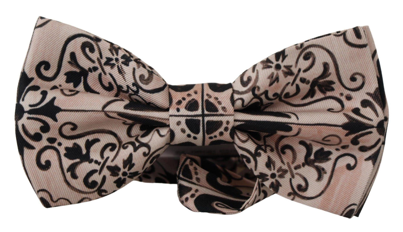 Elegant Multicolor Silk Bow Tie - vivadelux