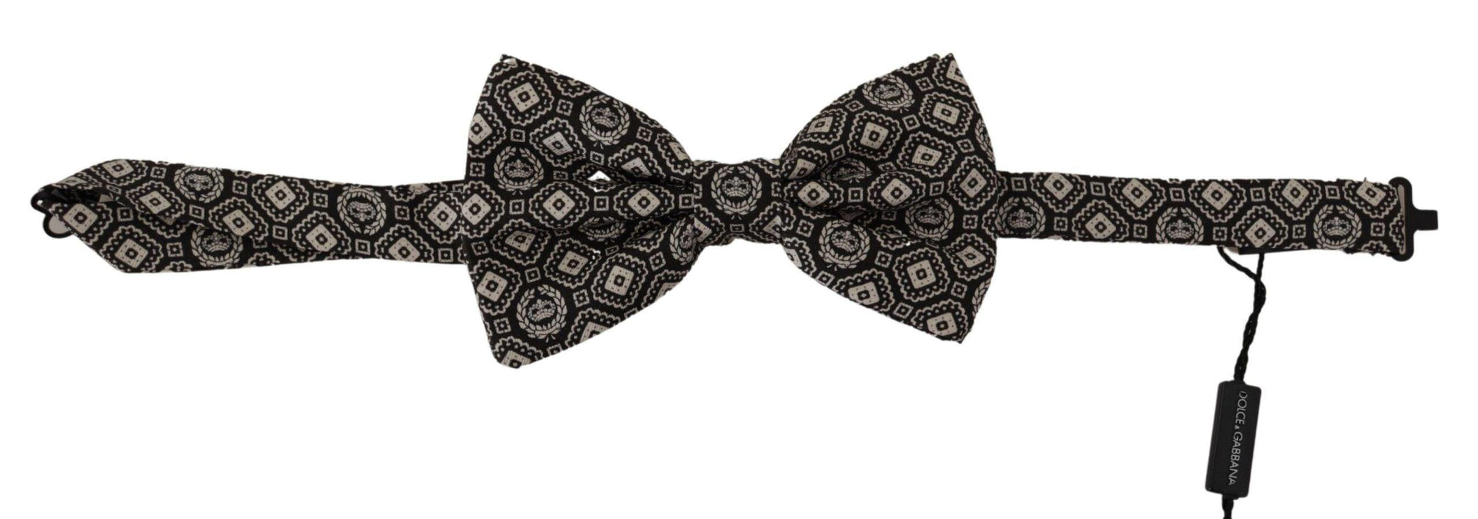 Elegant Black Silk Bow Tie - vivadelux